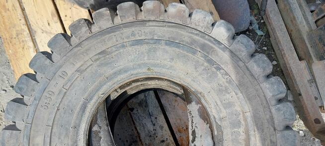 Używane, pneumatyczne opony do wózka widłowego Continental