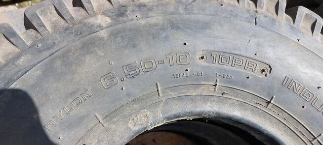 Używane, pneumatyczne opony do wózka widłowego Yokohama 6.50