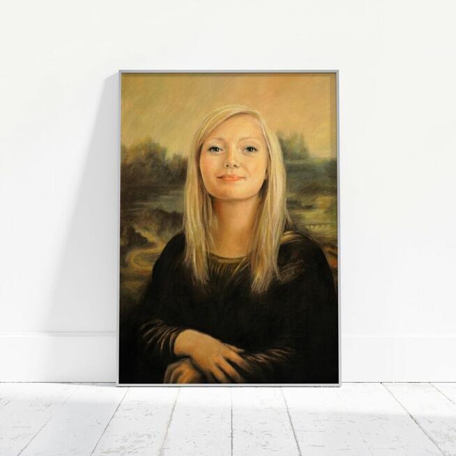 Portret ze zdjęcia NA ZAMÓWIENIE - Rysunek - Pastele - Obraz