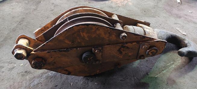 Zblocze dźwigowe, linowe, 2-krążkowe