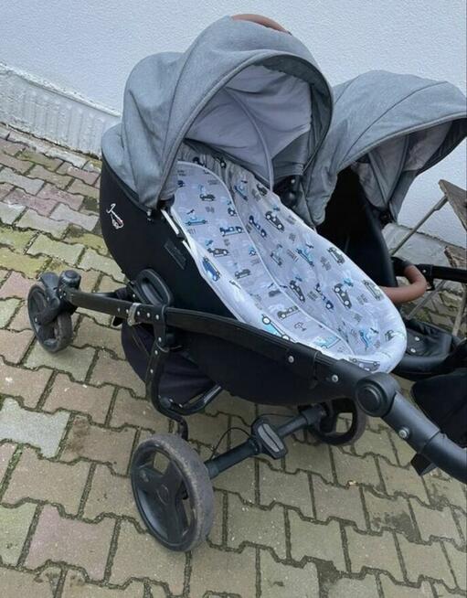Wózek bliźniaczy rok po roku JUNAMA madena duo 3w1