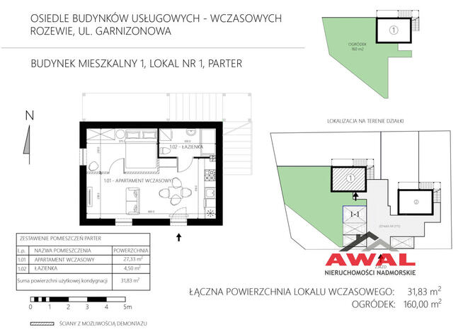 Mieszkanie Rozewie gm. Władysławowo, Garnizonowa