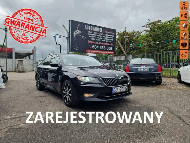 Škoda Superb 2.0 TDI 190 KM, Klimatyzacja, Alufelgi, Grzane Fotele, Bluetooth, NAVI