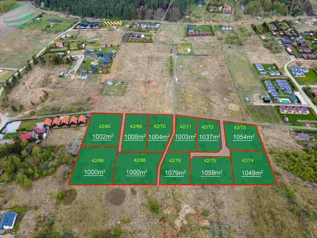 Działka budowlana Rusinowo gm. Postomino