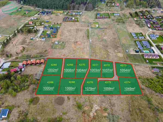 Działka budowlana Rusinowo gm. Postomino