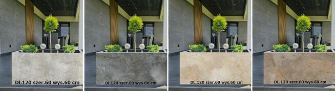 donice do ogrodu i do domu gresowe 59,5/59,5 grubość 2 cm