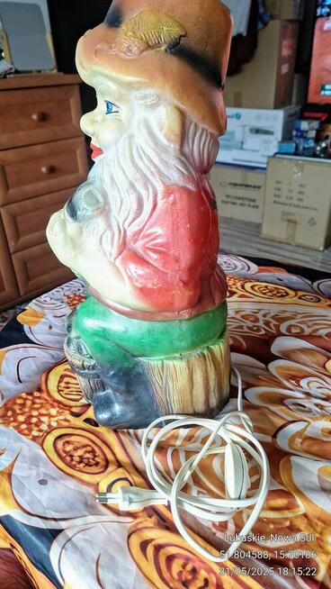 Lampka nocna rybak z podświetleniem