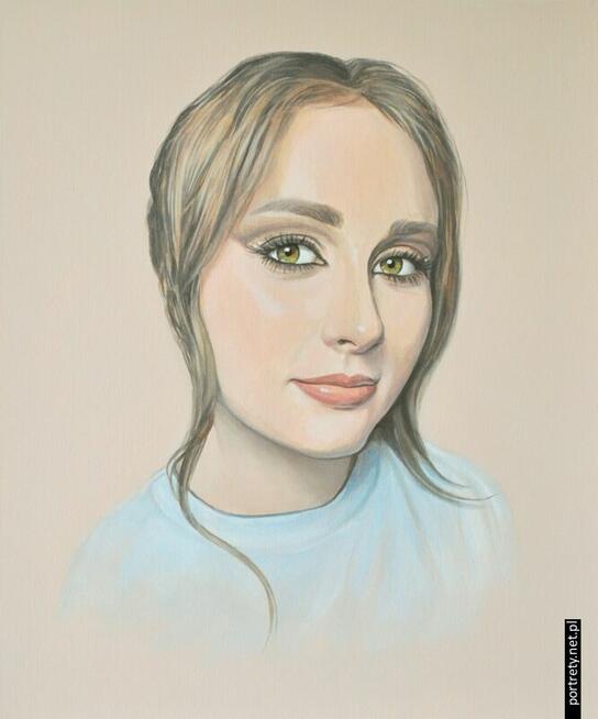 Portret ze zdjęcia NA ZAMÓWIENIE - Rysunek - Pastele - Obraz