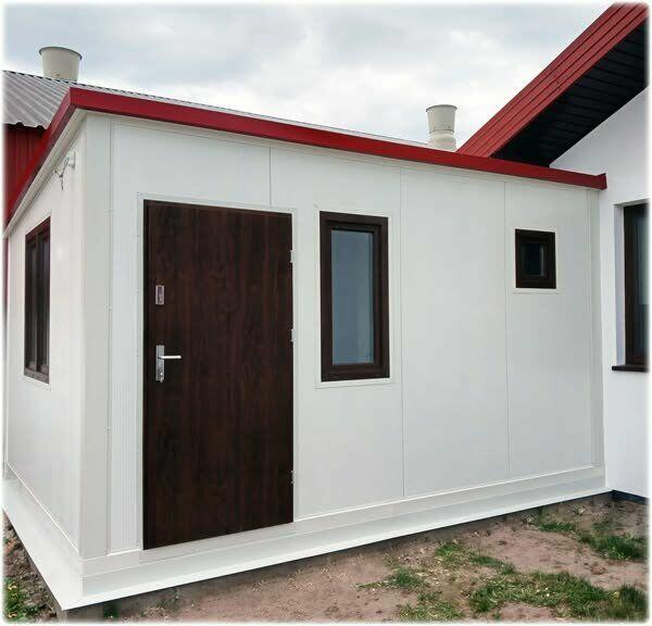 Kontener biuro socjalny dla pracowników pawilon