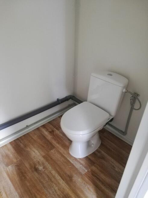 Kontener wc z łazienką pawilon socjalny sanitarny