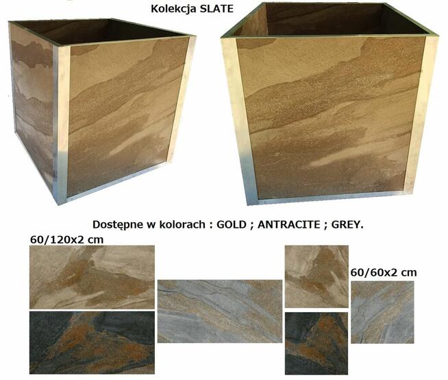 donice lampa do ogrodu i do domu 60/60x150 cm