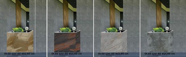 donice lampa do ogrodu i do domu 60/60x150 cm