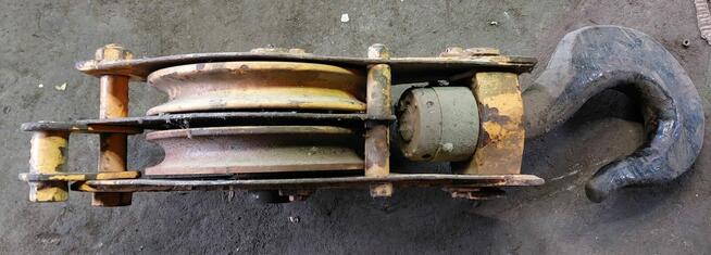 Zblocze dźwigowe, linowe, 2-krążkowe