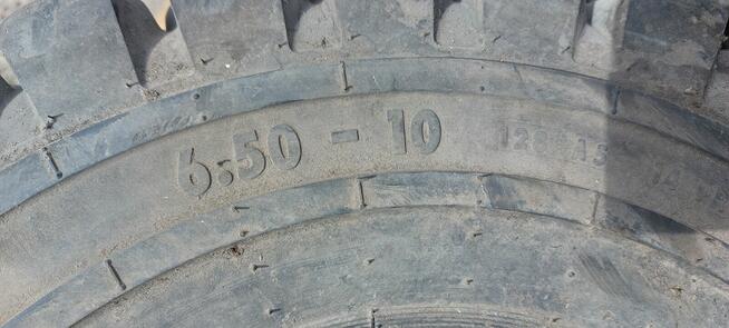 Używane, pneumatyczne opony do wózka widłowego Continental