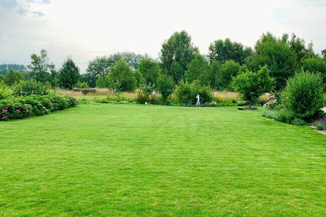 Koszenie trawy traktorkiem ogrodowym