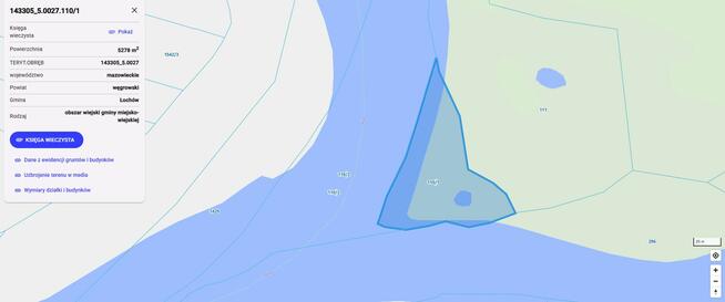 Dzialka Szumin na sprzedaz udzial 5/6