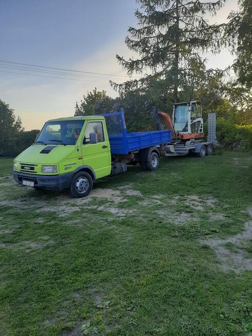 Usługi minikoparka i wywrotka.