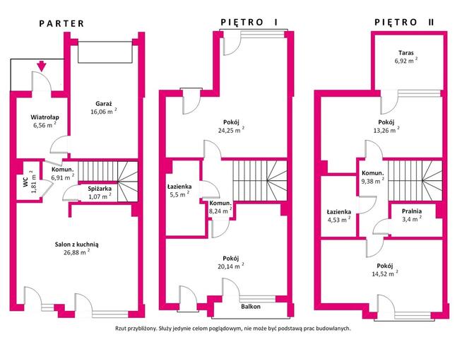Dom w zabudowie szeregowej Siedlce ul Fabryczna