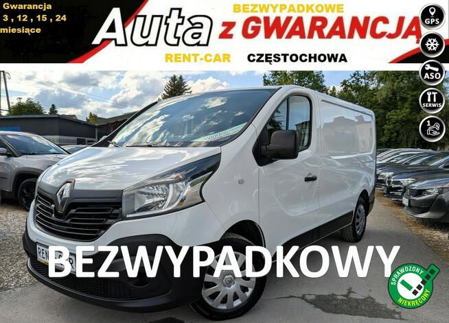 Renault Trafic 1.6D*121PS*OPŁACONY*Bezwypadkowy*BUS 3-Osoby*Serwis*GWARANCJA24