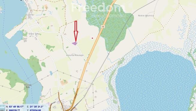 Działka Mazury Tałty / Mikołajki