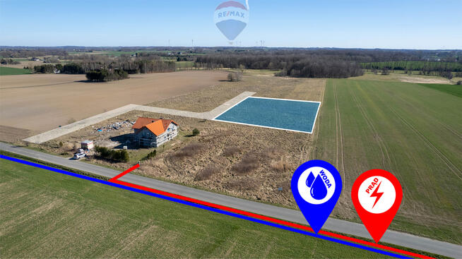 Piękna działka budowlana 2,5 km od morza - 35 arów