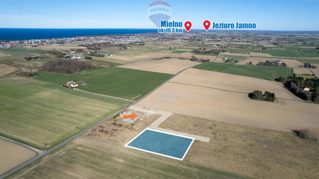 Piękna działka budowlana 2,5 km od morza - 35 arów