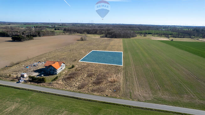 Piękna działka budowlana 2,5 km od morza - 35 arów