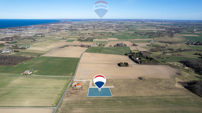 Piękna działka budowlana 2,5 km od morza - 35 arów