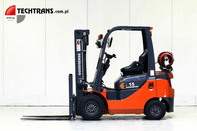 Wózek widłowy NOWY 1500 kg chiński przesuw boczny wideł UDT