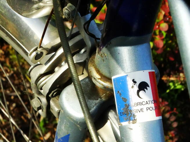 Francuski zabytkowy rower miejski Motobecane rama 22 koła 2