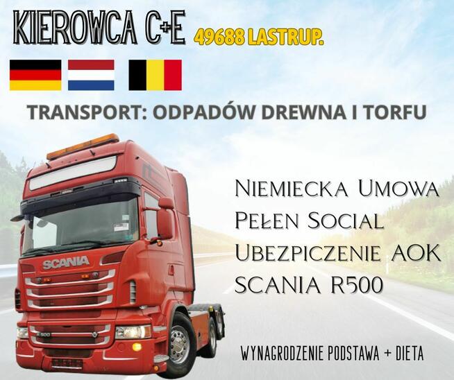 Kierowca C+E - NIEMCY - bez jezyka - Niem. warunki umowy.