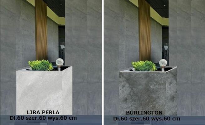 donice do ogrodu i do domu gresowe 60/60 120/60 grubość 2 cm