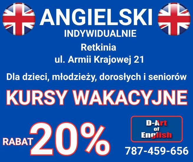 Angielski indywidualnie - Retkinia
