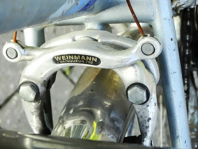 Francuski zabytkowy rower miejski Motobecane rama 22 koła 2