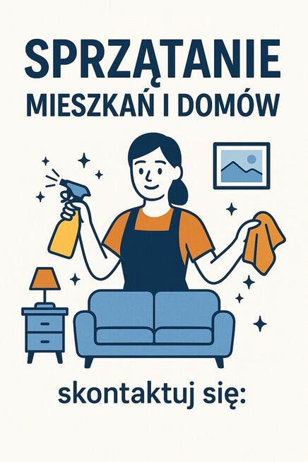 Sprzątanie domów i mieszkań