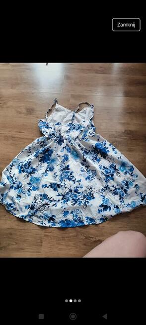 Sukienka damska w kwiaty