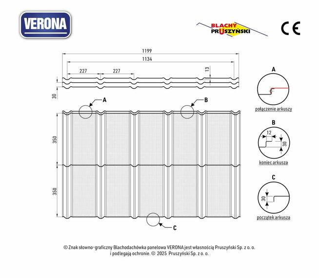 Nowość Blachodachówka Verona Pruszyński
