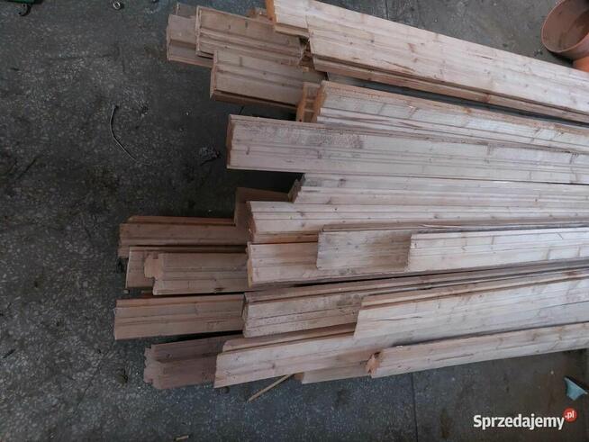 Sprzedam 60 szt Drewniane Profile Bukowe ,Heblowane