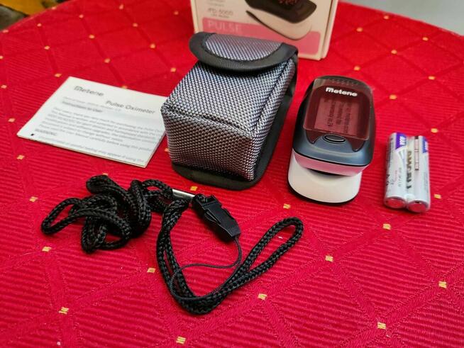 Pulsoksymetr Pulsometr Metene Jumper JPD-500D medyczny tętno