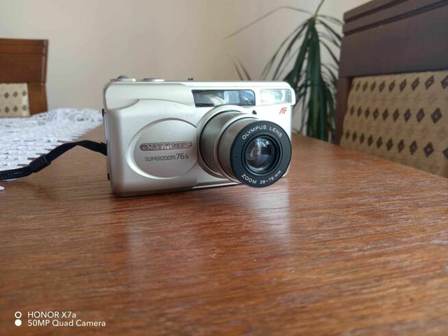 aparat fotograficzny analogowy OLYMPUS SUPERZOOM 76G