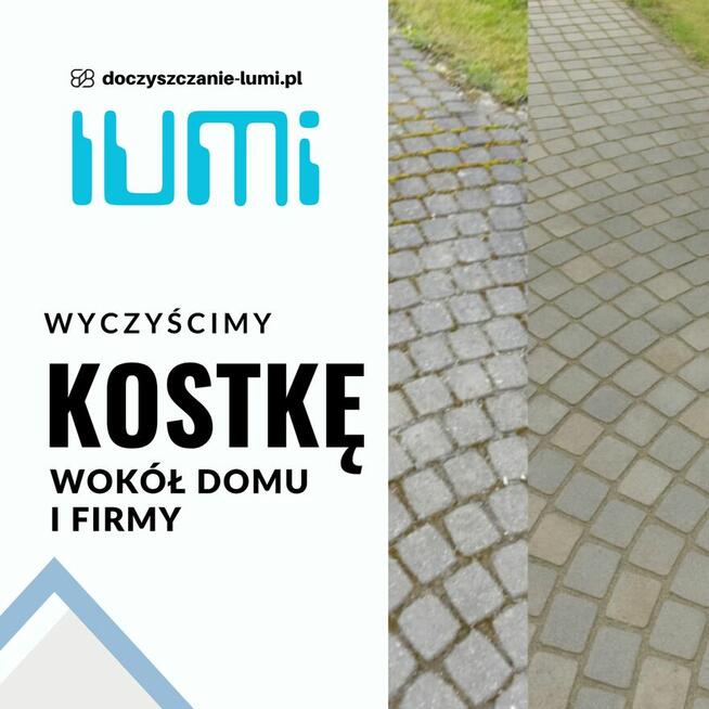 Profesjonalne czyszczenie kostki brukowej i podjazdów