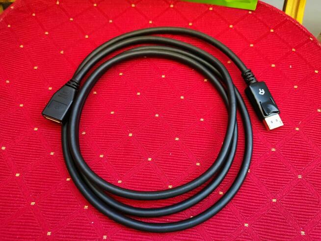 Przedłużacz DP DisplayPort kabel przewód Adapter do Laptopa