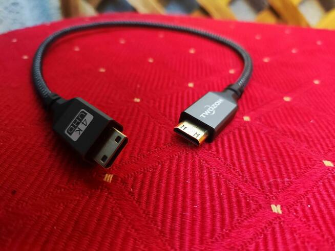 Kabel Mini HDMI przewód 4K UHD do Laptopa Notebook Komputera