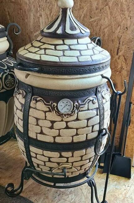 Tandyr Cegła 65| Piec grillowy Fireclay Ręcznie robiony