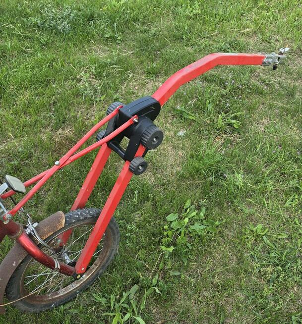 Uchwyt rowerowy. Przyczepka