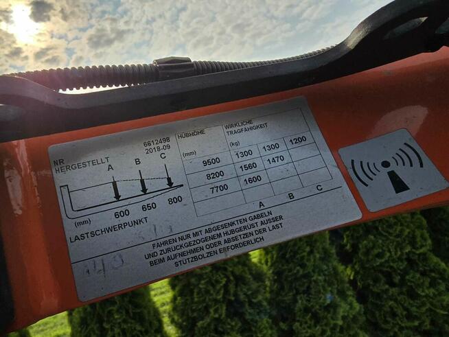 TOYOTA RRE160HE rok 2018 podnoszenie 9,5 m Ładny