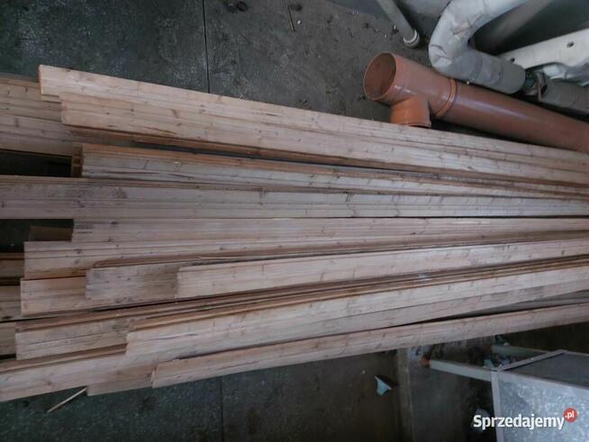 Sprzedam 60 szt Drewniane Profile Bukowe ,Heblowane