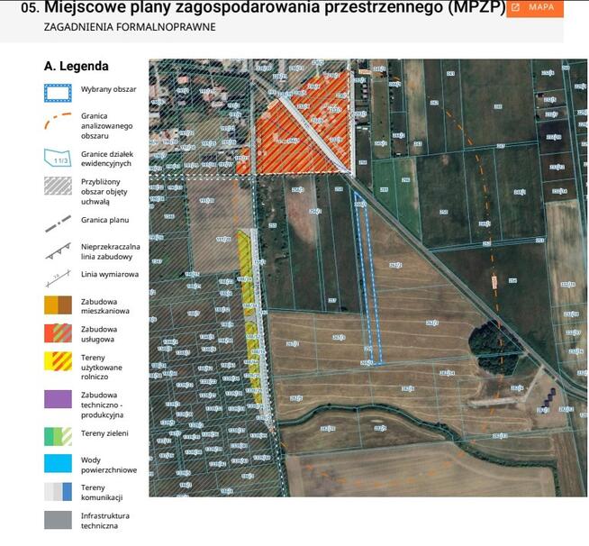 sprzedam 3 zblokowane działki  - Jezierzany