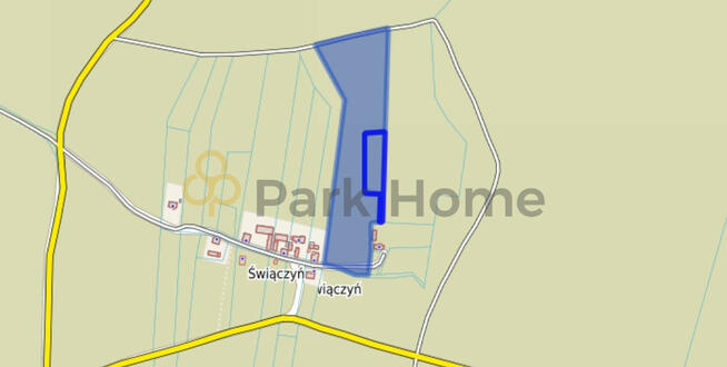 Działka budowlana Świączyń gm. Książ Wielkopolski,