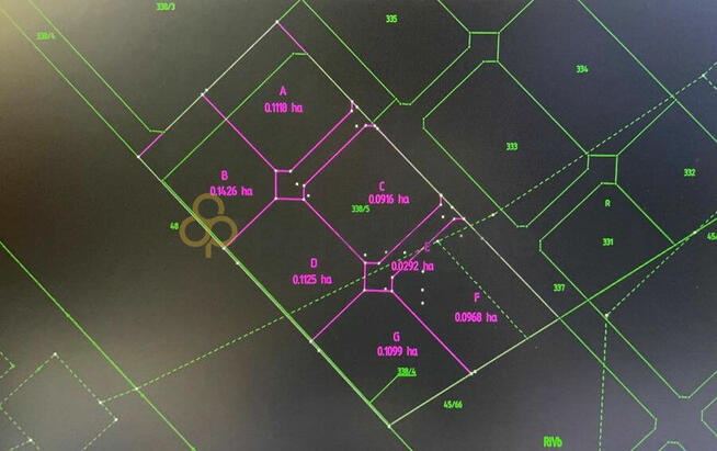 Działka budowlana Konarskie gm. Kórnik,